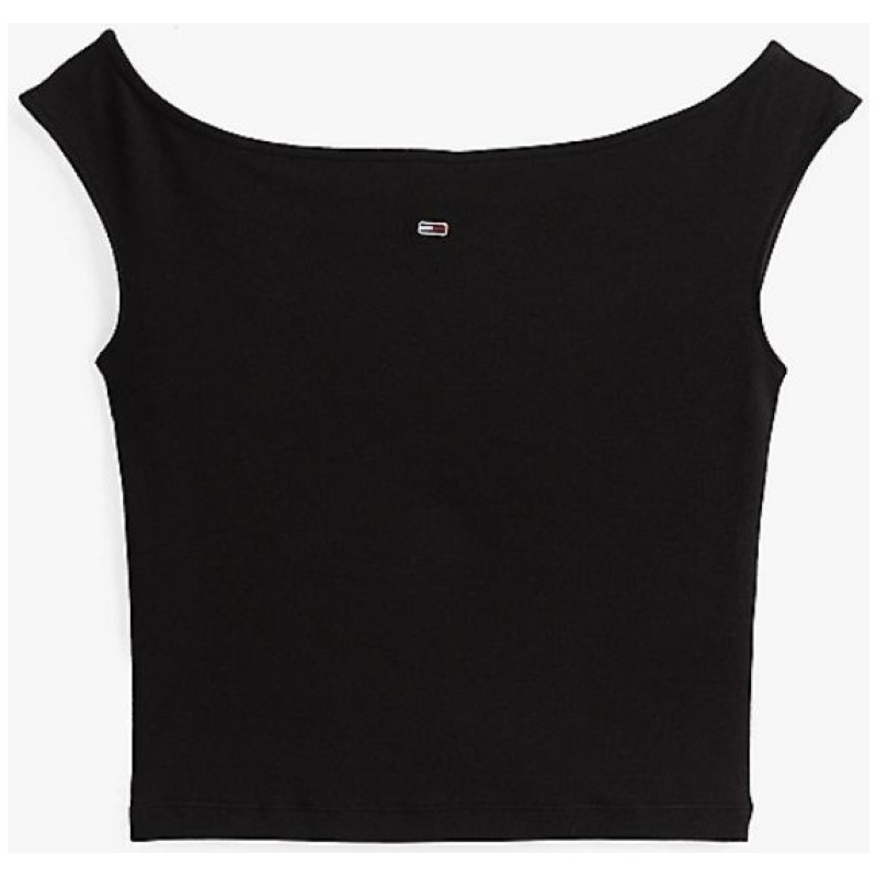 TOMMY JEANS Boat neck top ss